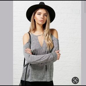 MinkPink Cold Shoulder Top